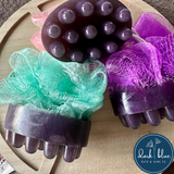 Loofah Soap with Massage Bar