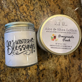 OOAK Aloe & Shea Amber Jars (Pomegranate Punch)