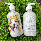OOAK: Goat Milk Lotion Glass Bottles (Citrus Paradise)