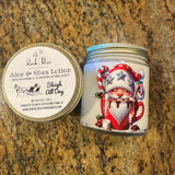 OOAK Aloe & Shea Amber Jars (Sleigh All Day)