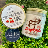 Luxury Hand & Foot Cream Custom Jars in Cranberry Apple Marmalade