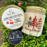 Luxury Hand & Foot Cream Custom Jars in Cranberry Apple Marmalade