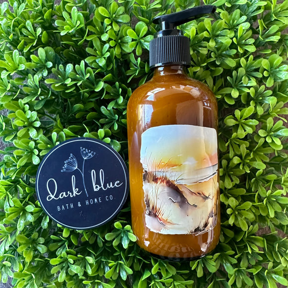 OOAK: Goat Milk Lotion Glass Bottle (Oatmeal & Honey)