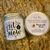 OOAK Aloe & Shea Amber Jars (Pomegranate Punch)