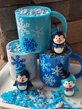 Snowflake Mug Bath Bombs- 8oz