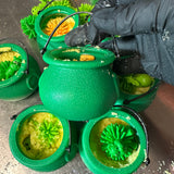 Shamrock Cauldron Hidden Toy Bath Bombs