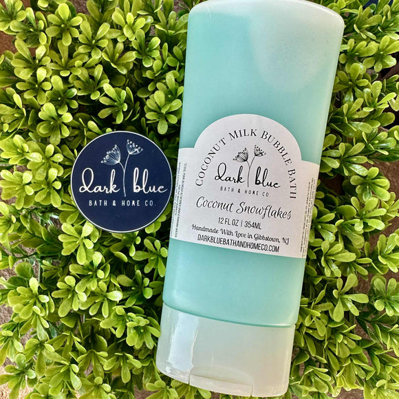 XL Bubble Bath Bottles in Coconut Snowflakes