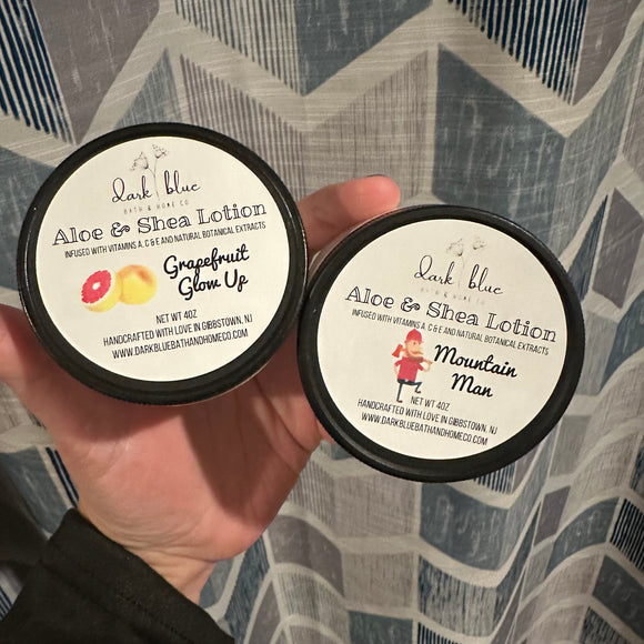 Aloe & Shea Lotion Jars [4oz]