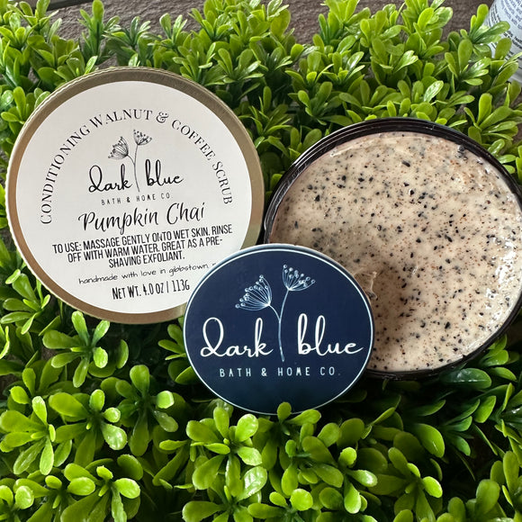 Coffee Walnut Exfoliating Body Scrub- Pumpkin Chai
