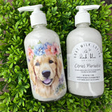 OOAK: Goat Milk Lotion Glass Bottles (Citrus Paradise)