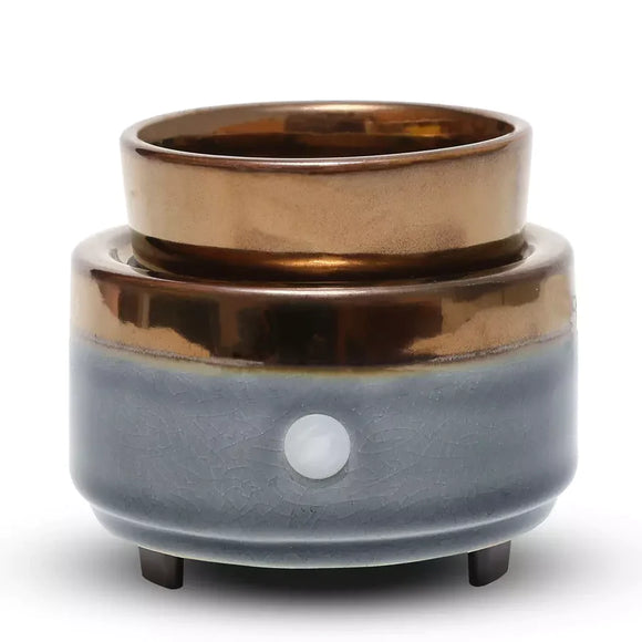 Electric Wax Warmer w/ Auto Shutoff (Blue/Straight Dish)