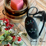 Electric Wax Warmer w/ Auto Shutoff (Tan/Tapered Dish)