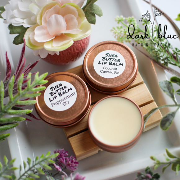 Shea Butter Lip Balm Tins